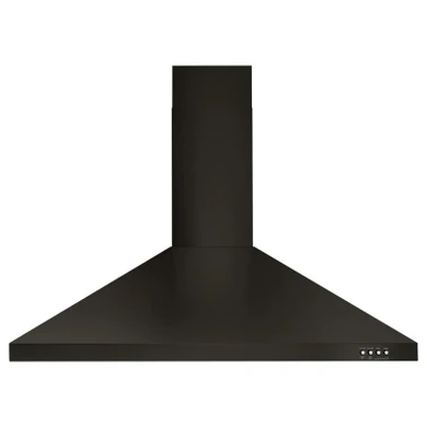 Whirlpool® 36" Contemporary Black  Stainless Wall Mount Range Hood WVW53UC6HV