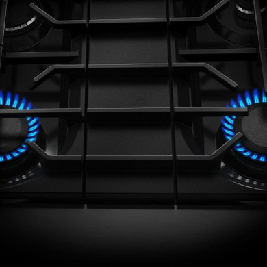 KitchenAid® 30-Inch 4 Burner Commercial-Style Dual Fuel Range with No Preheat Air Fry Mode KFDS930SBE