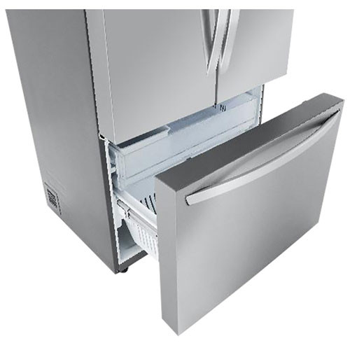 LG - 27 cu. ft. Smart Counter-Depth MAX™ Refrigerator with Internal Water Dispenser