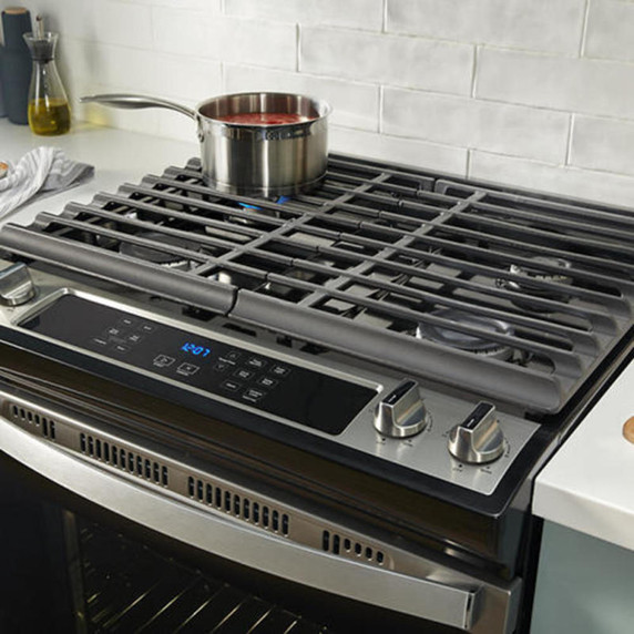 5.0 Cu. Ft. Whirlpool® Gas Range with Frozen Bake™ Technology WEG515S0LS