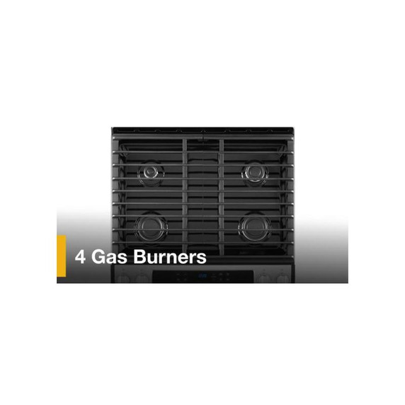 5.0 Cu. Ft. Whirlpool® Gas Range with Frozen Bake™ Technology WEG515S0LS