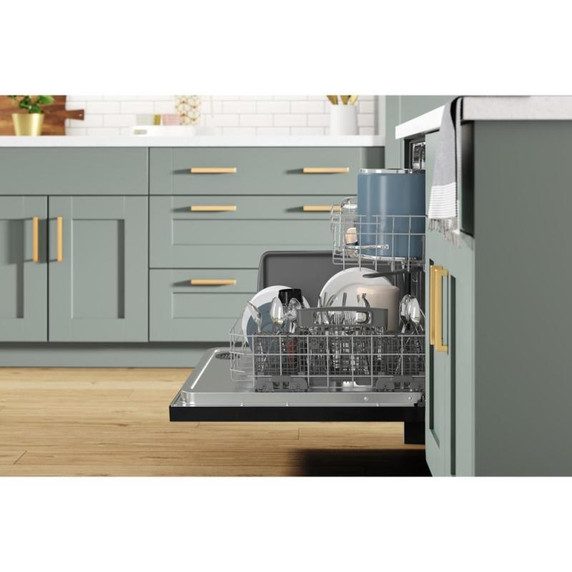 Whirlpool® 24” Dishwasher with AI Intelligent Wash and Tall Top Rack WDT740SALB