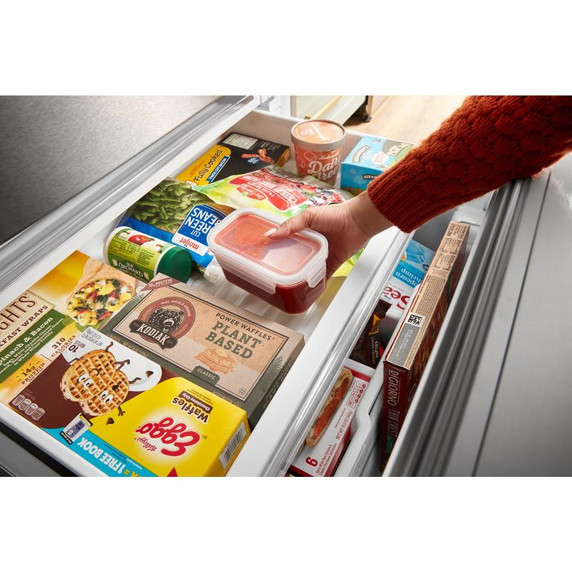 Whirlpool® 36-inch Wide 4 Door Refrigerator with Prep and Store Bins - 26 Cu. Ft. WRMF7736PV