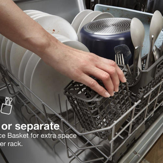 Whirlpool® 24” Stainless Steel Dishwasher with AI Intelligent Wash System - 47 dBA WDT750SAKZ