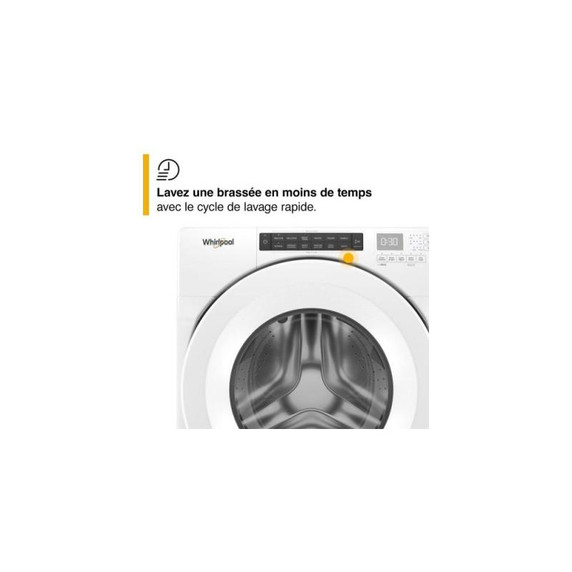 Whirlpool® 5.0 cu.ft I.E.C. Closet-Depth Front Load Washer with Intuitive Controls WFW560CHW