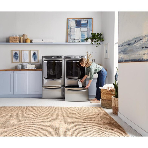 Maytag® Smart Front Load Electric Dryer with Extra Power and Advanced Moisture Sensing with industry-exclusive extra moisture sensor - 7.3 cu. ft. YMED8630HC