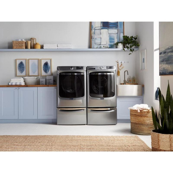 Maytag® Smart Front Load Electric Dryer with Extra Power and Advanced Moisture Sensing with industry-exclusive extra moisture sensor - 7.3 cu. ft. YMED8630HC
