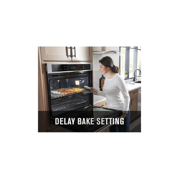 Maytag® 30-inch Single Wall Oven with Air Fry and Basket - 5.0 cu. ft. MOES6030LZ