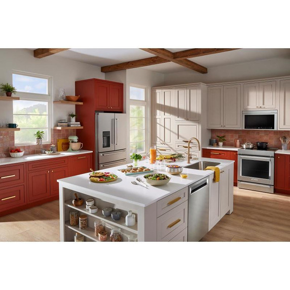 Kitchenaid® Multifunction Flush Mount Over-the-Range Microwave Oven with Infrared Sensor Modes YKMMF730PPS