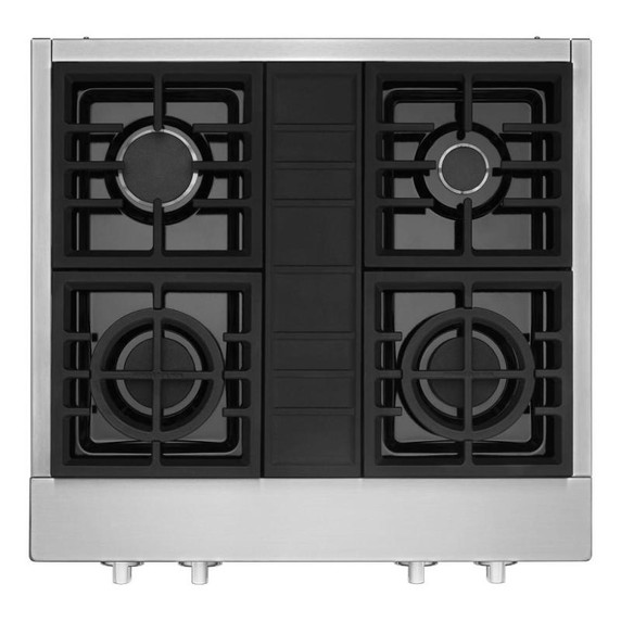 KitchenAid® 30'' 4-Burner Commercial-Style Gas Rangetop KCGC500JSS