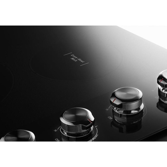 Kitchenaid® 30" Electric Cooktop with 5 Elements and Knob Controls KCES550HBL
