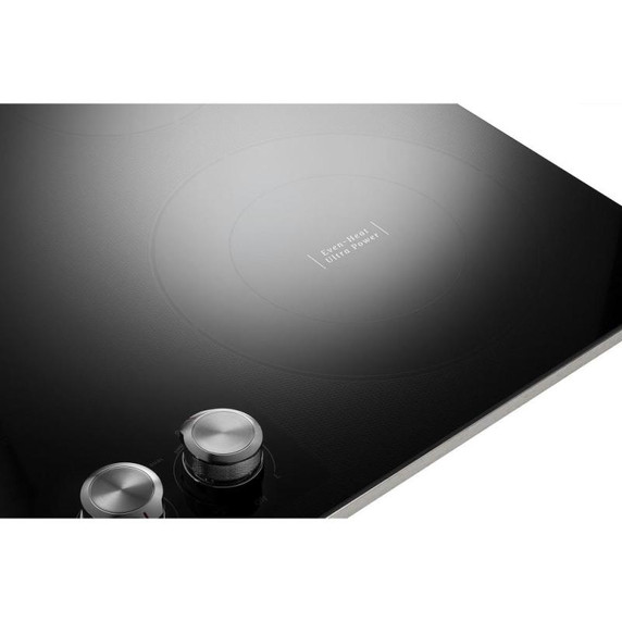 Kitchenaid® 36" Electric Cooktop with 5 Elements and Knob Controls KCES556HSS