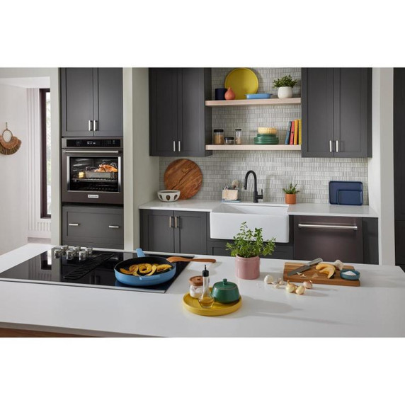 Kitchenaid® 36" Electric Downdraft Cooktop with 5 Elements KCED606GSS