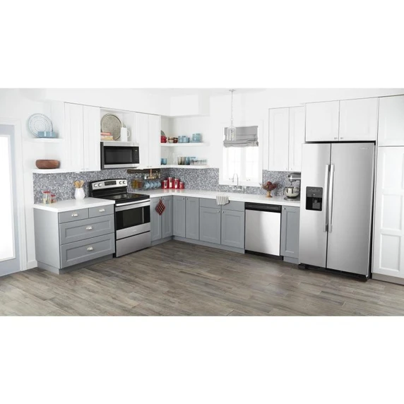 Amana® 33-inch Side-by-Side Refrigerator with Dual Pad External Ice and Water Dispenser ASI2175GRS