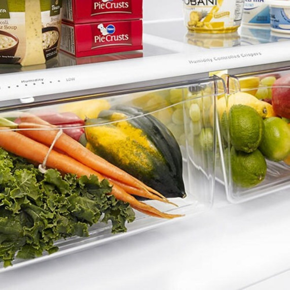 Amana® 29-inch Wide Amana® Bottom-Freezer Refrigerator with EasyFreezer™ Pull-Out Drawer -- 18 cu. ft. Capacity ABB1924BRM