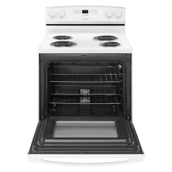 30-inch Amana® Electric Range with Bake Assist Temps YACR4303MFW