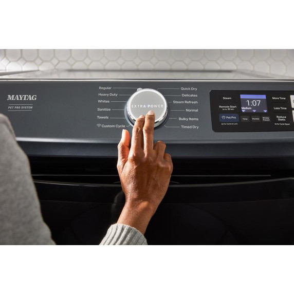 Maytag® Smart Pet Pro Front Load Electric Dryer - 7.4 CU. FT. YMED7020RF