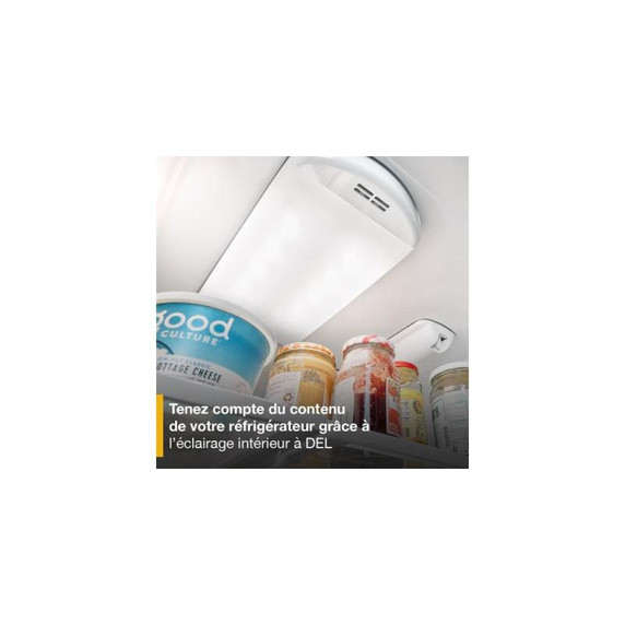 Whirlpool® 36-Inch Wide Counter-Depth French Door Bottom Mount Refrigerator - 20 cu. ft. WRFC2036RB