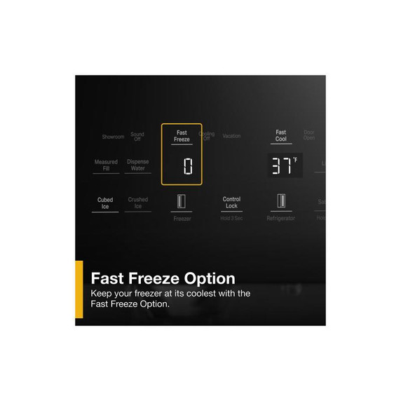 Whirlpool® 36-inch Full Depth Side-by-Side Refrigerator with TruCool™ System WRSF5536RZ