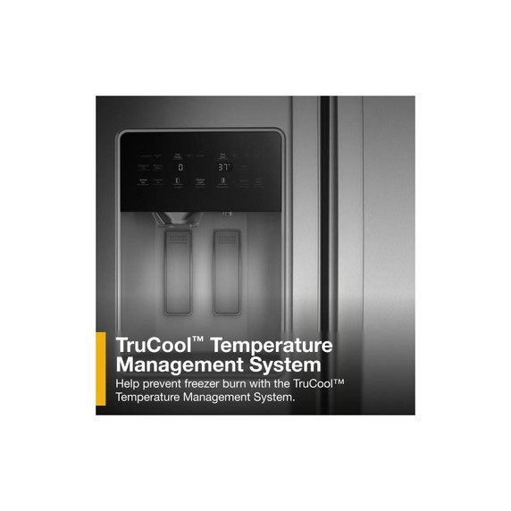 Whirlpool® 36-inch Counter Depth Side-by-Side Refrigerator with TruCool™ System WRSC5536RZ
