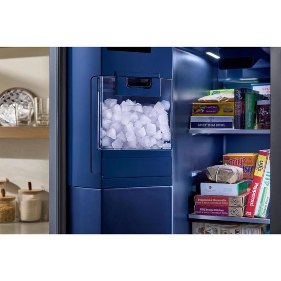 Maytag® 36-inch Wide Counter-Depth Side-by-Side Refrigerator with Arctic Blue Interior - 20.8 Cu. Ft. MRSC6636RZ
