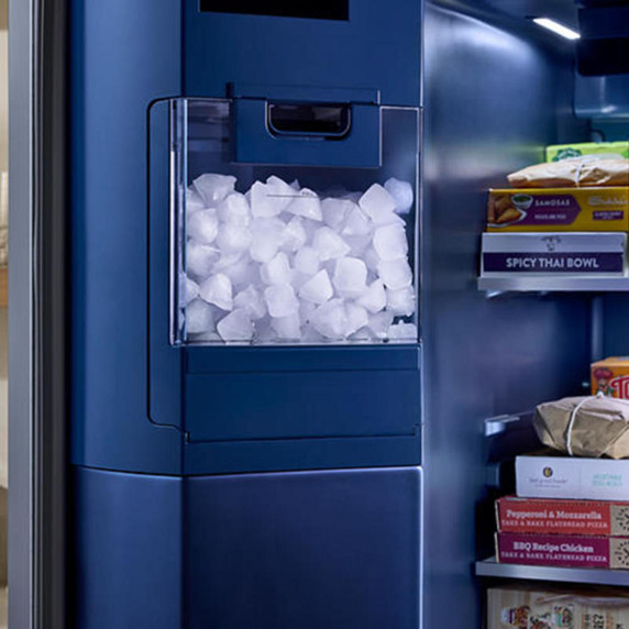 Maytag® 36-inch Wide Full-Depth Side-by-Side Refrigerator with Arctic Blue Interior - 28.3 Cu. Ft. MRSF6636RZ