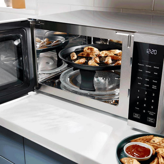 Whirlpool® 1.0 cu. ft. Black All-In-One Multifunctional Countertop Microwave With Air Fry - 900 watt WMCS5522RB