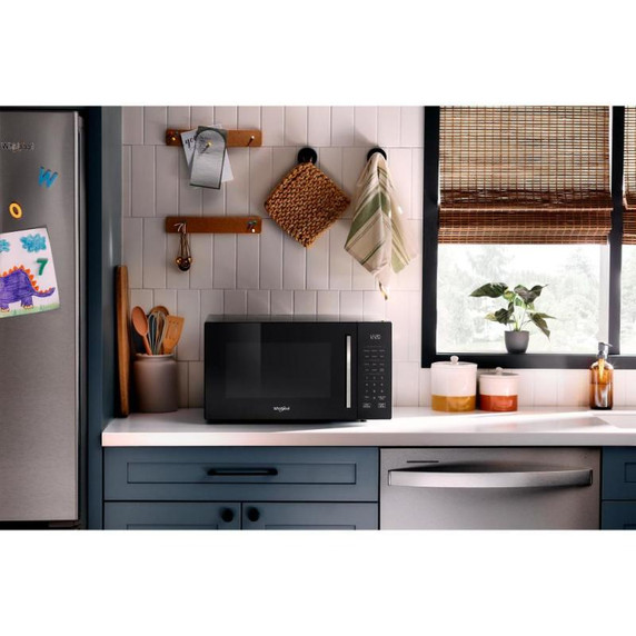 Whirlpool® 1.0 cu. ft. Black All-In-One Multifunctional Countertop Microwave With Air Fry - 900 watt WMCS5522RB