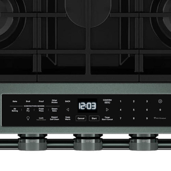 Kitchenaid® 5.0 Cu. Ft. Smart Slide-in Gas Range with Convection Cooking Modes and 2-in-1 Burner KSGS530SJP