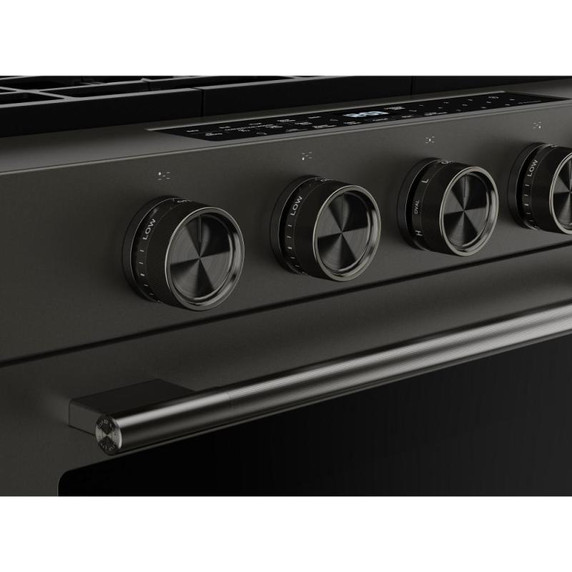 Kitchenaid® 5.0 Cu. Ft. Smart Slide-in Gas Range with Convection Cooking Modes and 2-in-1 Burner KSGS530SBE