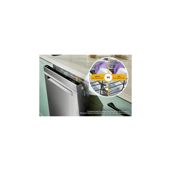 Whirlpool® 24-Inch Dishwasher with Total Coverage Wash Action and Auto Open Air Dry in Fingerprint Resistant Stainless Steel WDPS8024SZ