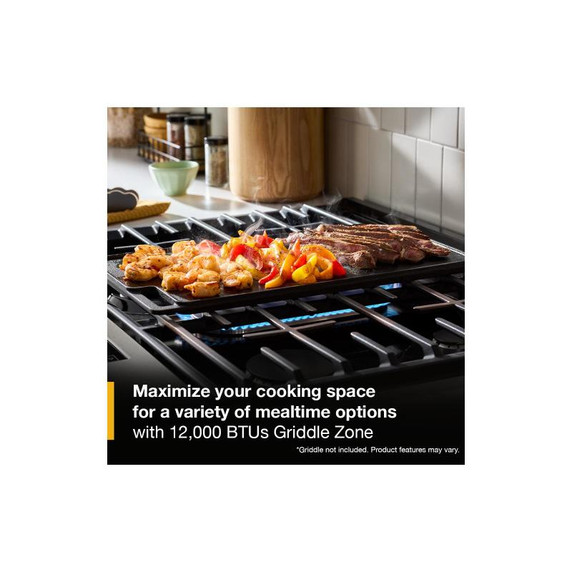 Whirlpool® 30-inch Gas Range with Air Cooking Technology WSGS5030SB