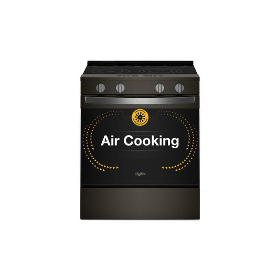 Whirlpool® 30-inch Gas Range with Air Cooking Technology WSGS5030SB