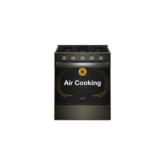 Whirlpool® 30-inch Gas Range with Air Cooking Technology WSGS5030SV