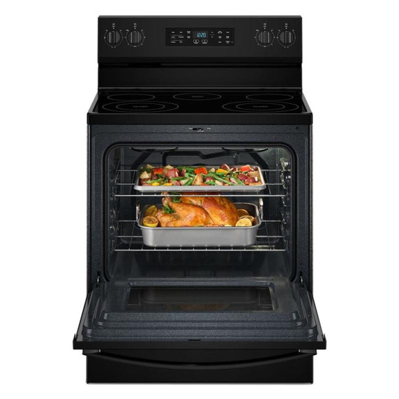 Whirlpool® 30-inch Electric Range with Air Cooking Technology YWFES4530SB