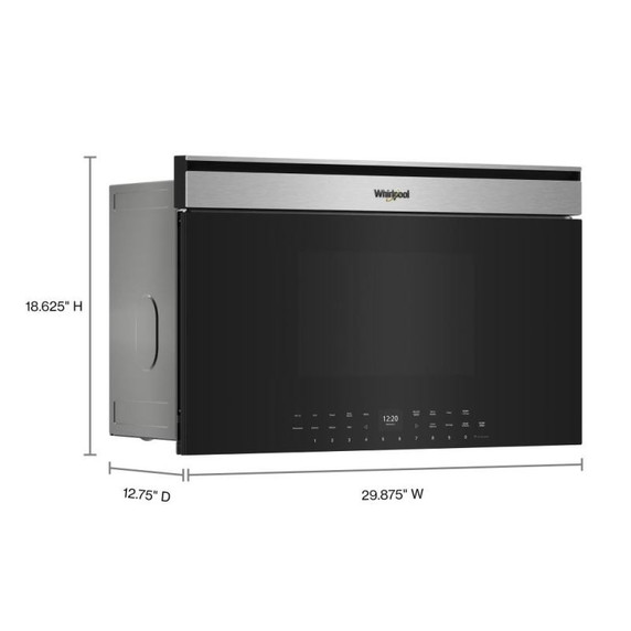 Whirlpool® 1.1 cu. ft. Built-In Smart Multifunctional Microwave Oven with Air Fry - 900 watts YWMBT7030SZ