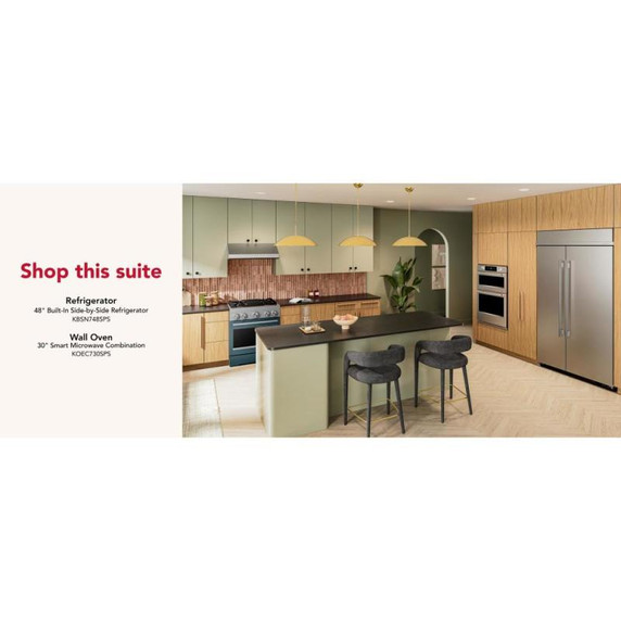 Kitchenaid® 30-Inch 4 Burner Commercial-Style Dual Fuel Range with No Preheat Air Fry Mode KFDS930SAG