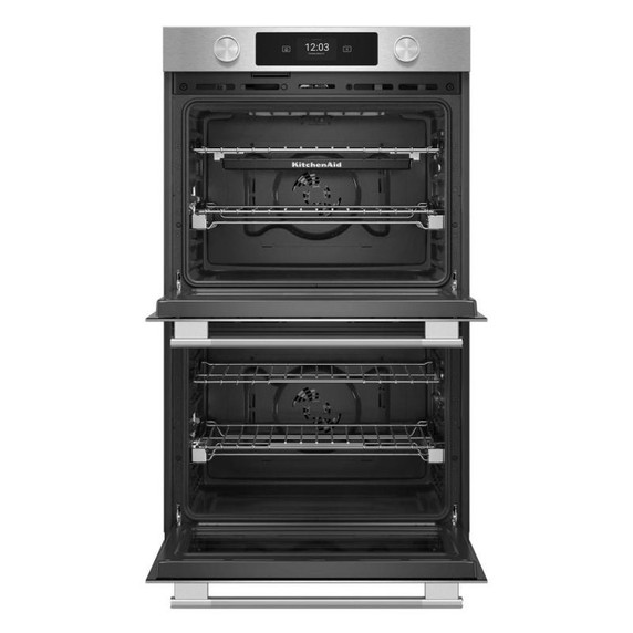 Kitchenaid® 30-inch Smart Electric Double Wall Oven with Intelligent Cooking Camera - PrintShield™ Finish KOED930SPS