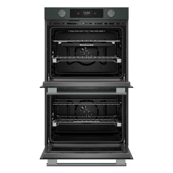 Kitchenaid® 30-inch Smart Electric Double Wall Oven with Intelligent Cooking Camera - Juniper KOED930SJP