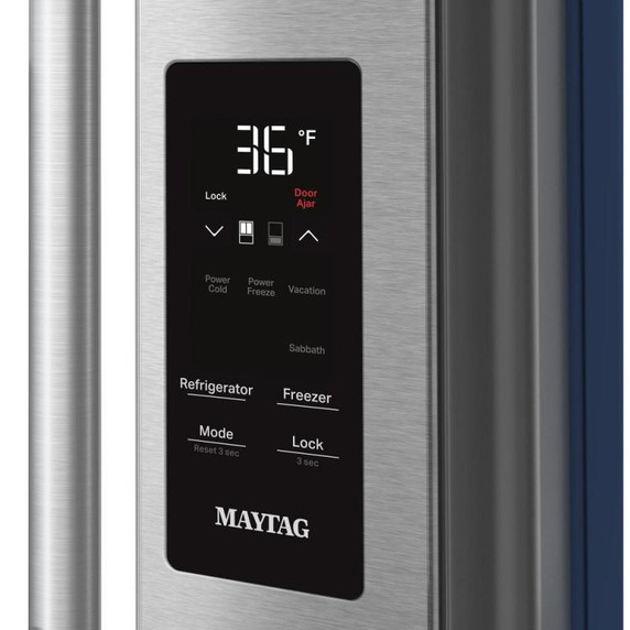 Maytag® 30 Cu. Ft. XL Capacity French Door Bottom Mount Refrigerator with In-Door-Ice® Dispensing System MRFF5336TZ