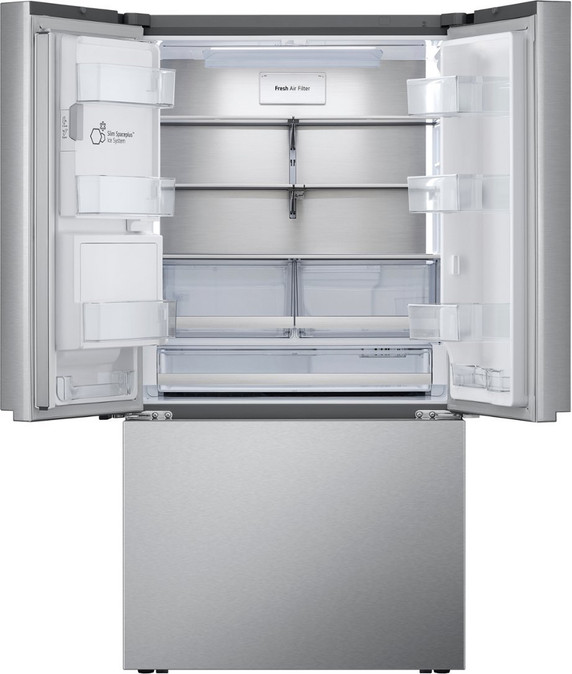 LG - 31 cu.ft. 3-Door French Door Refrigerator with Four Types of Ice