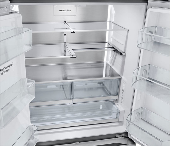 LG - 31 cu.ft. 3-Door French Door Refrigerator with Four Types of Ice