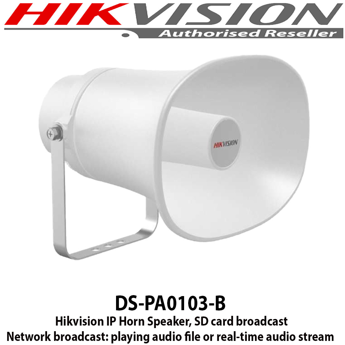 Hikvision IP Horn Speaker, SD card broadcast, Network broadcast