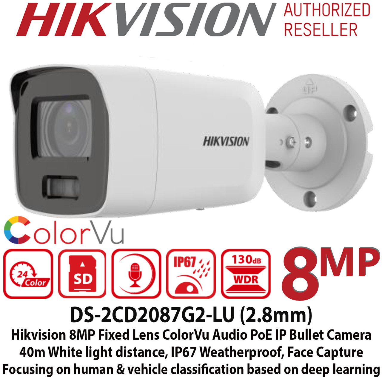 bullet camera face detection cctv camera hikvision