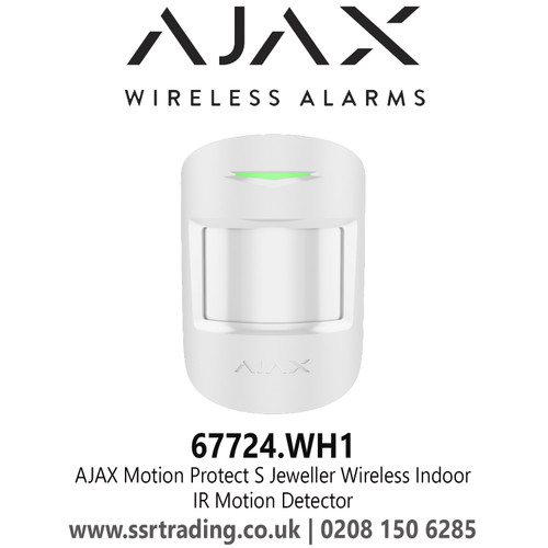 Ajax MotionProtect S Jeweller Wireless Detector - 67724.WH1