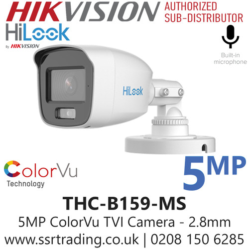 Hilook 3K ColorVu TVI Camera - THC-B159-MS(2.8mm)