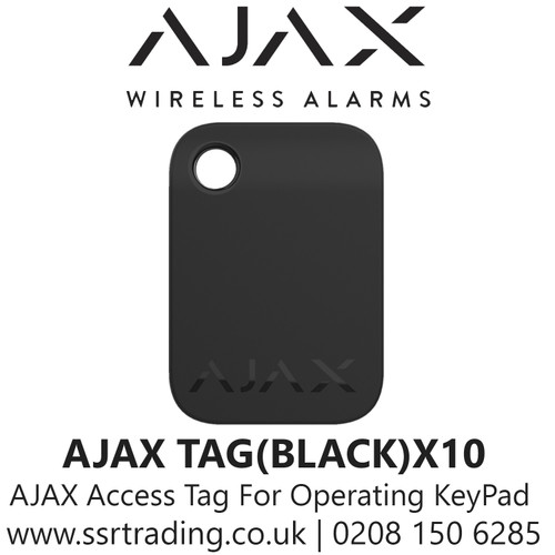 Ajax Access Tag For Operating The KeyPad - AJAX TAG(BLACK)X10
