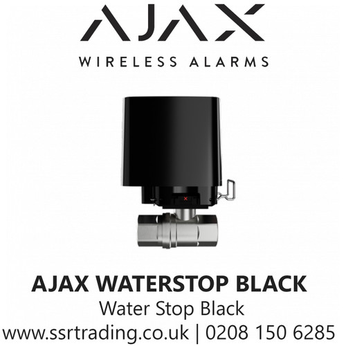 Ajax WaterStop Is Equipped With A Powerful Actuator Of Up To 8.5 N•m Torque - WaterStop Black
