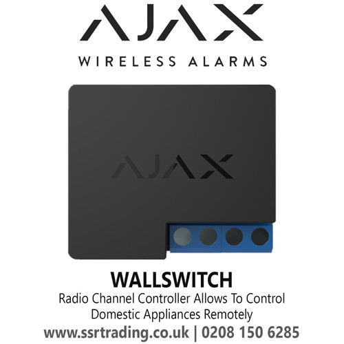 Radio Channel Controller Allows to Control Domestic Appliances Remotely - WallSwitch Black