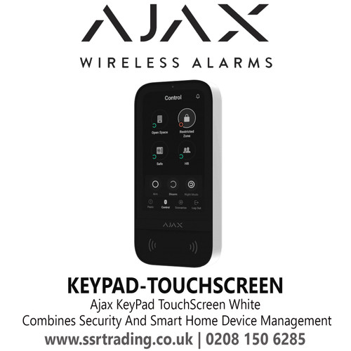Ajax KeyPad TouchScreen Combines Security and Smart Home Device Management - KeyPad TouchScreen